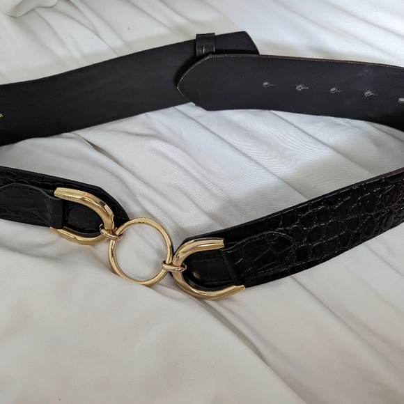COPY - Zara Leather Belt Size 80 - Picture 1 of 2